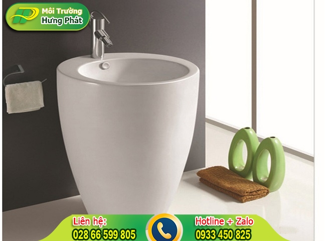 Bồn rửa mặt bằng sứ th&iacute;ch hợp cho nh&agrave; tắm