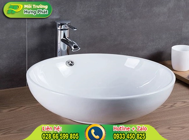 Chậu rửa mặt bằng sứ