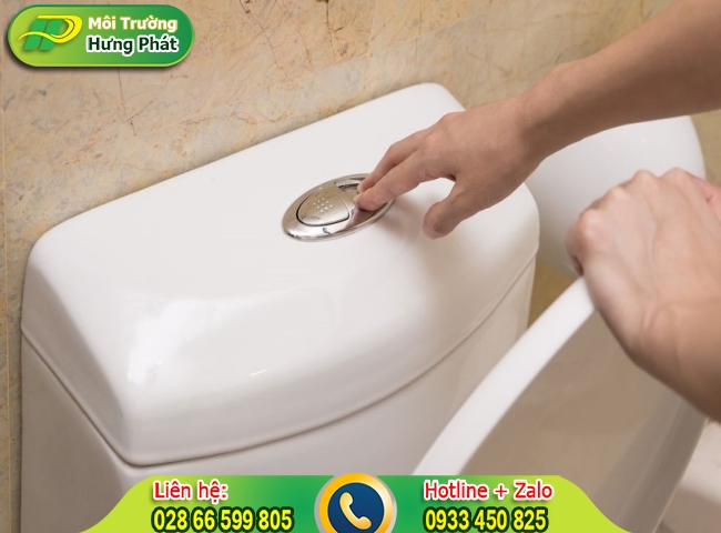 Dấu hiệu nhận biết bồn cầu bị rò rỉ nước bằng phẩm màu