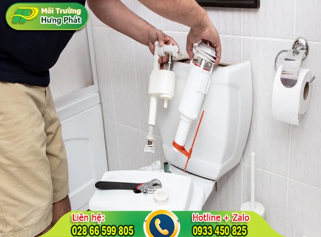 Kiểm tra lại c&aacute;c linh kiện để xử l&yacute; t&igrave;nh trạng bồn cầu bị thiếu nước