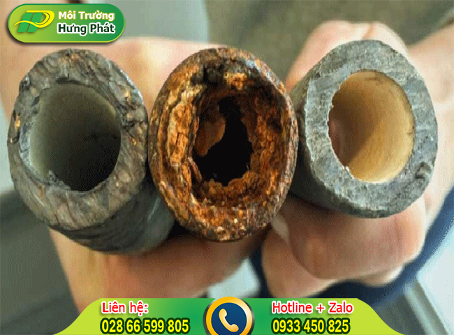 Đường ống nước thải kh&ocirc;ng được đảm bảo chất lượng