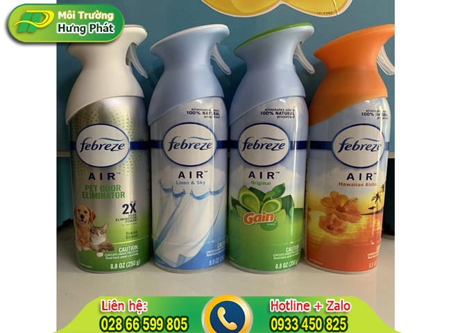 Chai xịt toilet Febreze AIR