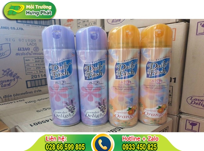 Xịt khử m&ugrave;i h&ocirc;i toilet Daily Fresh
