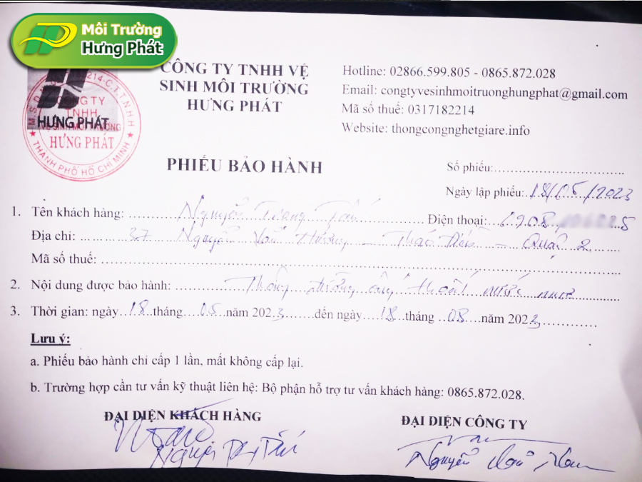 Dịch vụ thông cống nghẹt Quận 12 kèm bảo hành chất lượng