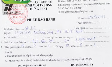 Chu kỳ rút hầm cầu định kỳ bao lâu là hợp lý