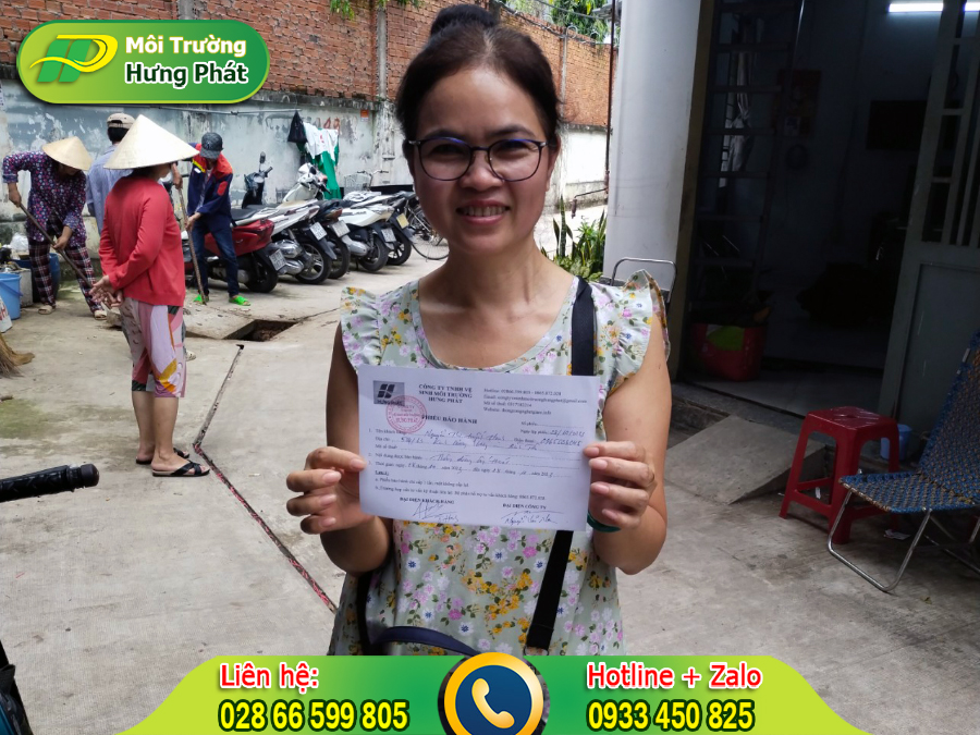 Bảo hành hút hầm cầu hưng phát