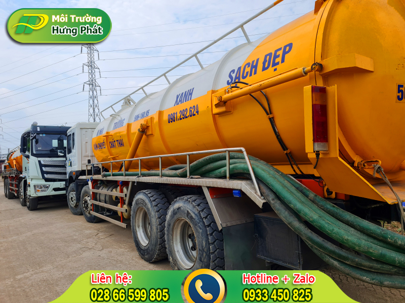 Rút hầm cầu huyện Hóc Môn thi công nhanh chóng