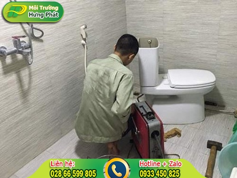 Công ty Hưng Phát cung cấp dịch vụ thông tắc bồn cầu quận 1 uy tín