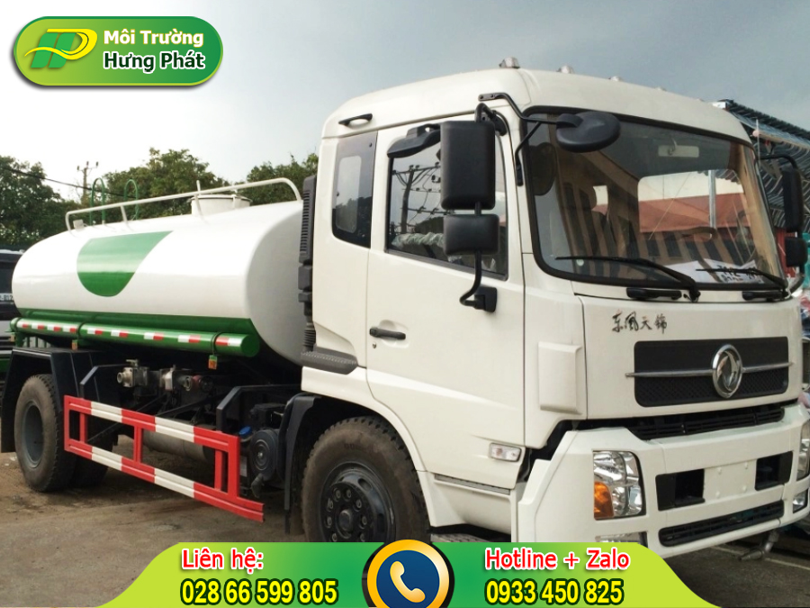 Cho thu&ecirc; xe bồn chở nước tưới c&acirc;y xanh gi&aacute; cạnh tranh