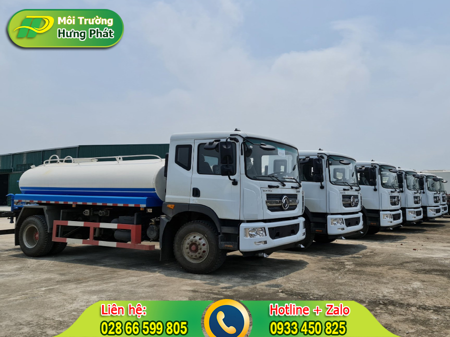 Dịch vụ cho thu&ecirc; xe bồn chở nước tưới c&acirc;y xanh