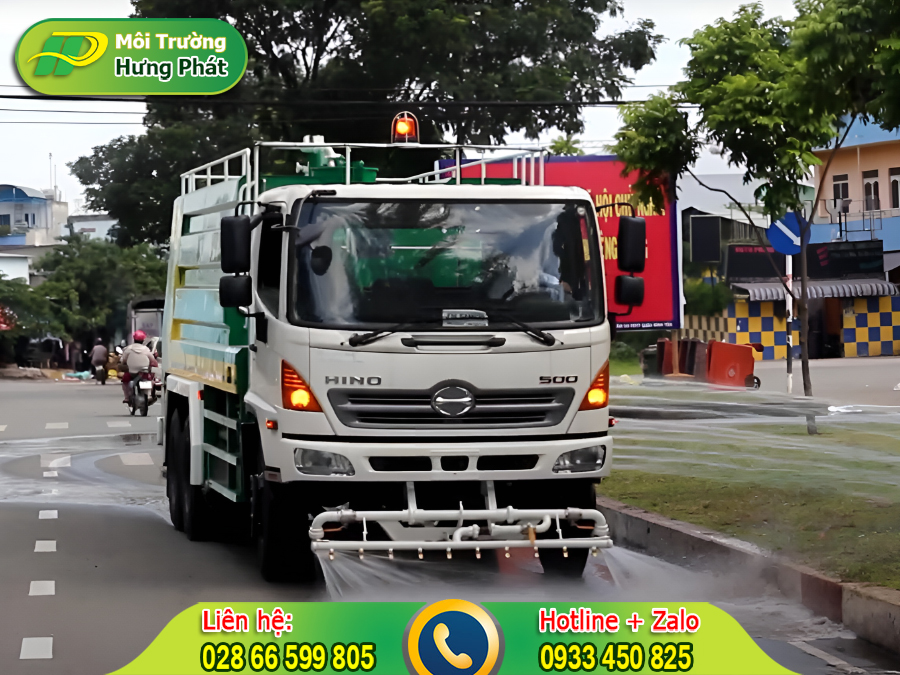 Thu&ecirc; bồn chở nước sạch TPHCM nhiều loại xe