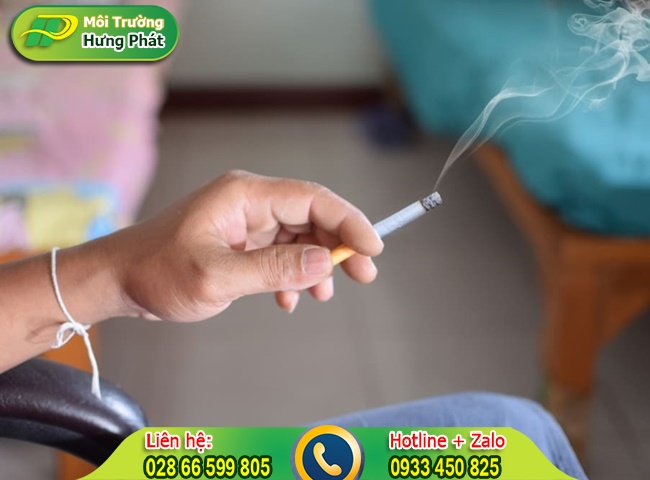 Mùi thuốc lá gây ẩm mốc đồ vật xung quanh