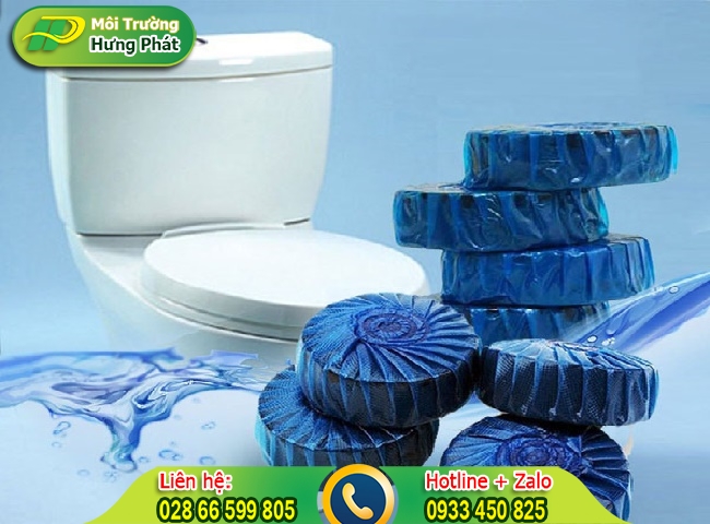 Vi&ecirc;n khử khuẩn bồn cầu