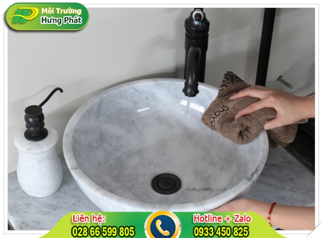 Vệ sinh bồn rửa mặt