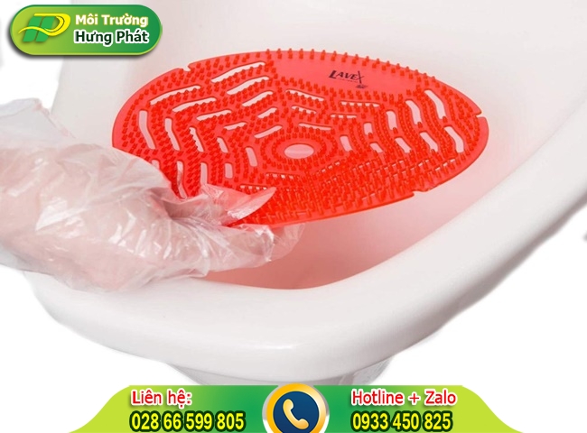 Lưới khử m&ugrave;i bồn tiểu nam đa dạng mẫu m&atilde; v&agrave; dễ lắp đặt