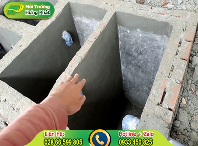 Tính phong thủy khi xây dựng bể phốt