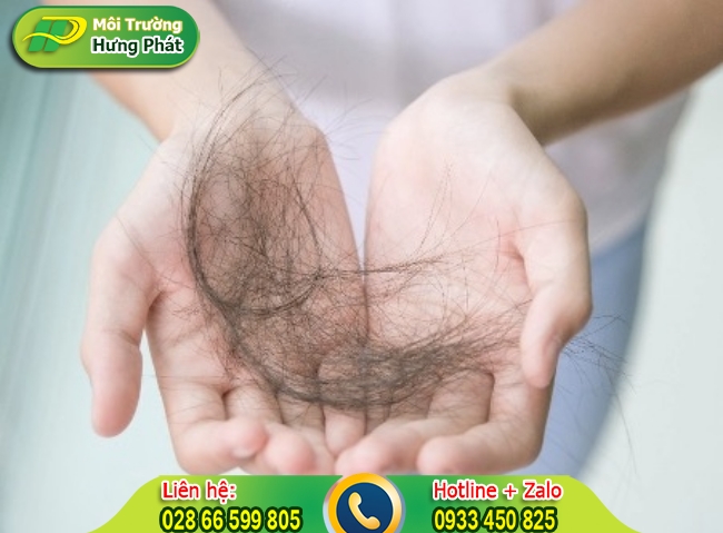 Ống thông hơi bị nghẹt do tóc rụng