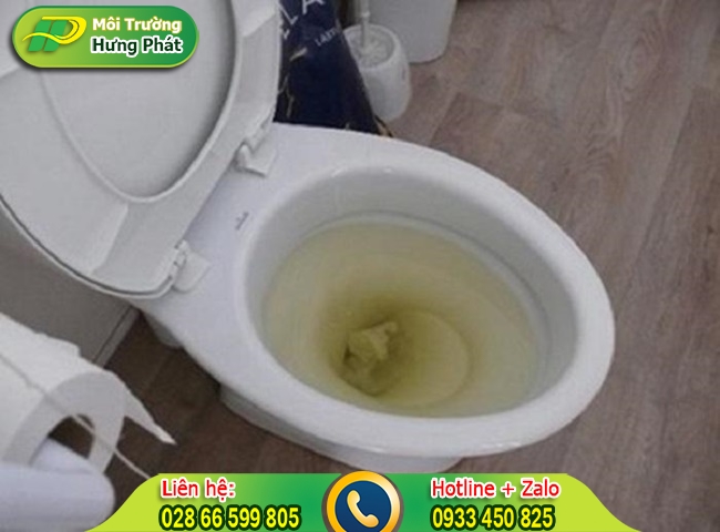 Bồn cầu xả nước kh&ocirc;ng tr&ocirc;i do tắc vật cứng