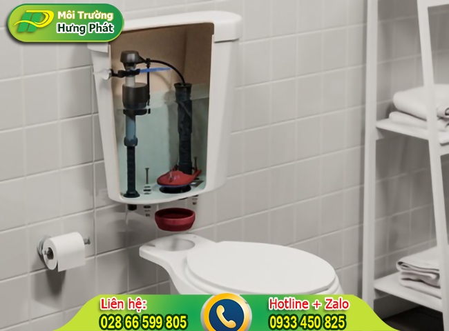 C&aacute;ch xử l&yacute; v&agrave; sửa chữa phao bồn cầu kh&ocirc;ng tự ngắt nước