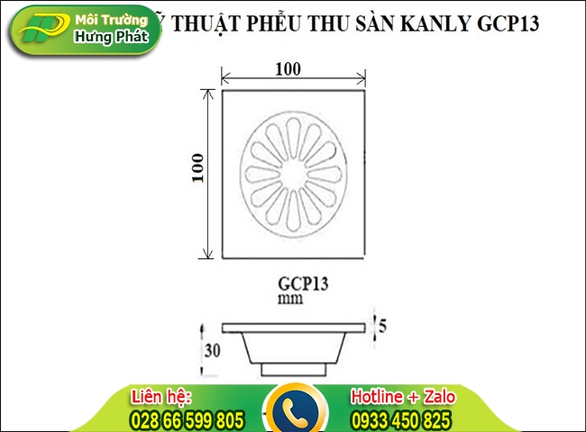 Bản vẽ chi tiết về phễu thu nước chống tr&agrave;o ngược