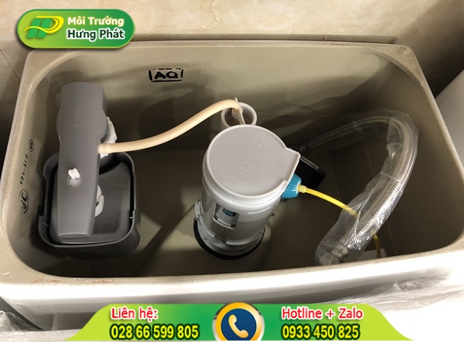 C&aacute;ch sửa bồn cầu bị rỉ nước do van cấp