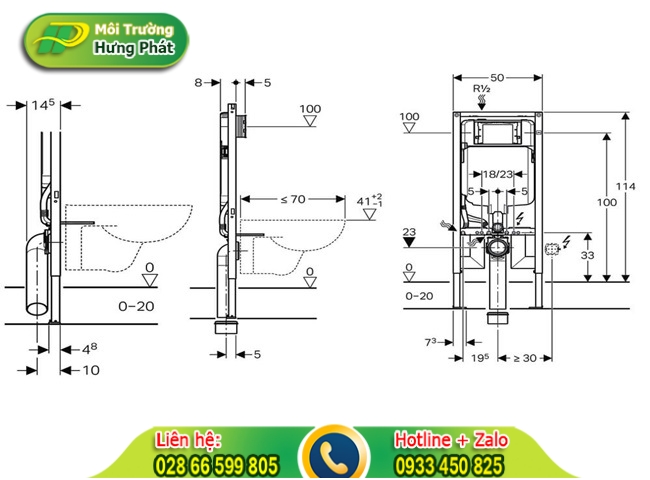Lắp đặt bồn cầu kh&ocirc;ng c&oacute; ống th&ocirc;ng hơi