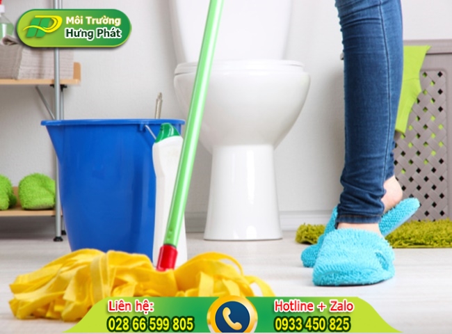 Dọn dẹp sạch sẽ từng khu vực một