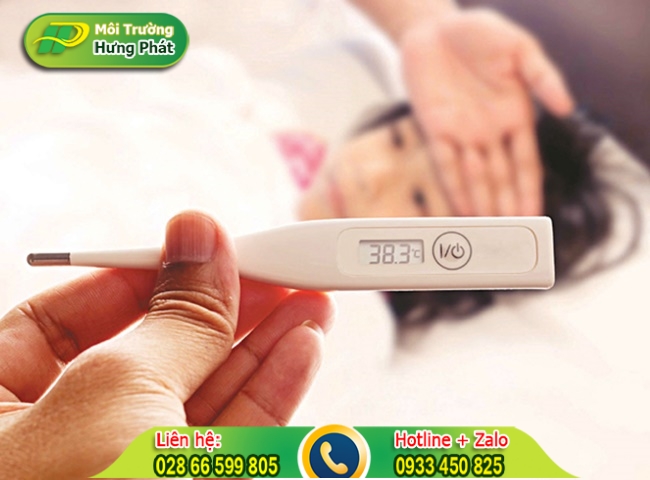 Người bệnh bị sốt cao