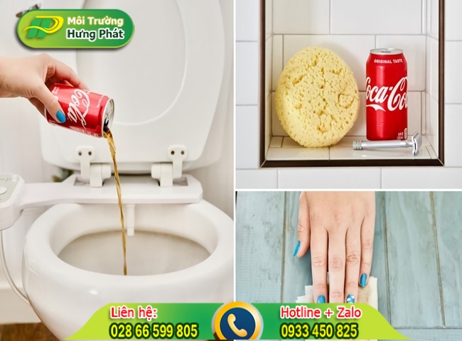 Sử dụng Coca Cola diệt khuẩn hiệu quả