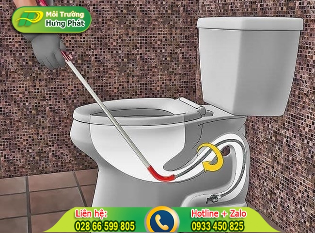 Khắc phục bồn cầu xả nước yếu