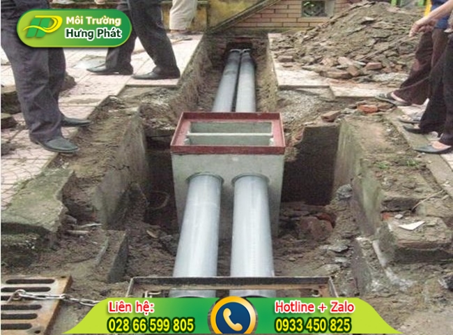 Khoảng c&aacute;ch giữa c&aacute;c hố ga tho&aacute;t nước mưa