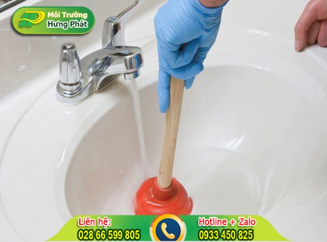 Th&ocirc;ng bồn rửa mặt, lavabo quận 5