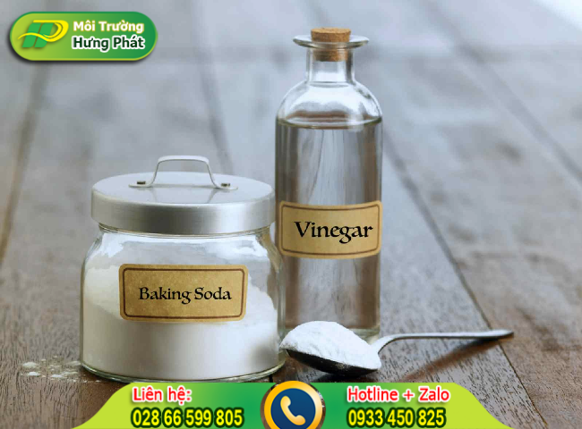 C&aacute;ch th&ocirc;ng bồn rửa ch&eacute;n bằng baking soda v&agrave; giấm