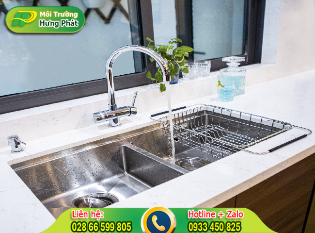 Hệ thống tho&aacute;t nước bồn rửa ch&eacute;n bị tắc nghẽn