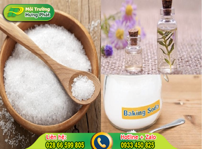 C&aacute;ch th&ocirc;ng bồn rửa ch&eacute;n bằng baking soda, muối v&agrave; giấm