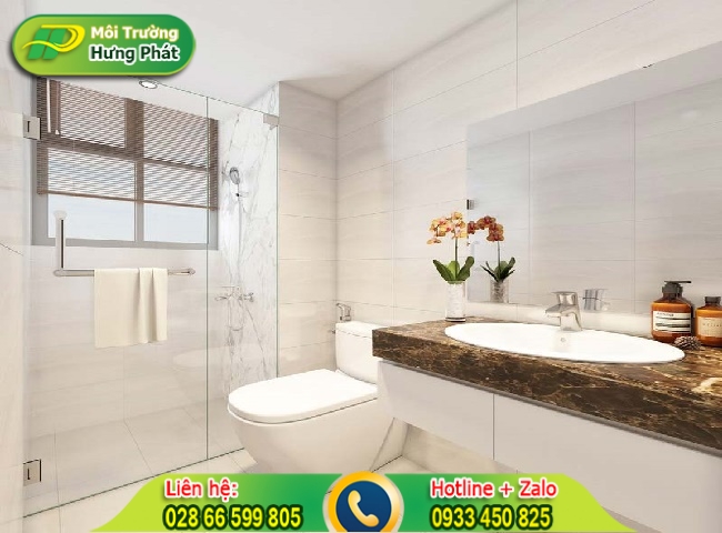 Thiết kế lavabo với chiều cao ti&ecirc;u chuẩn