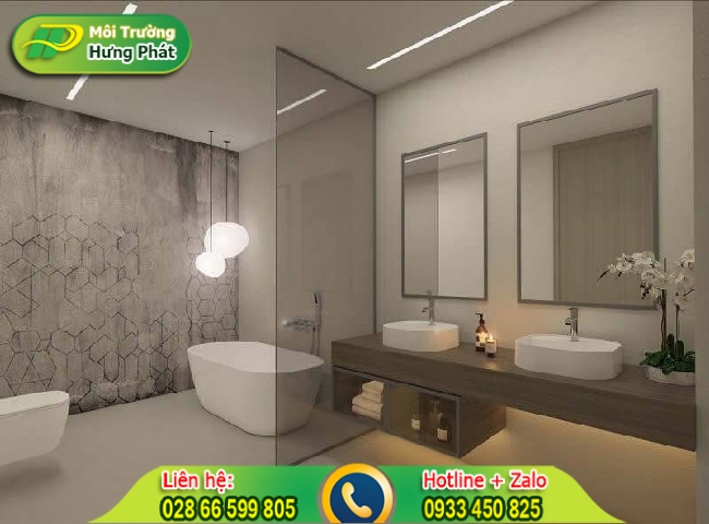 Thiết kế nh&agrave; vệ sinh v&agrave; ph&ograve;ng tắm ri&ecirc;ng nhiều ưu điểm