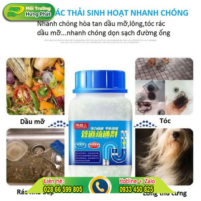 Nước th&ocirc;ng cống Ocleen
