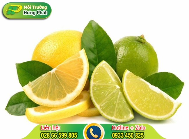 l&agrave;m sạch bồn rửa mặt bằng chanh