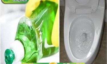 Cách thông tắc cống bằng nước rửa chén hiệu quả