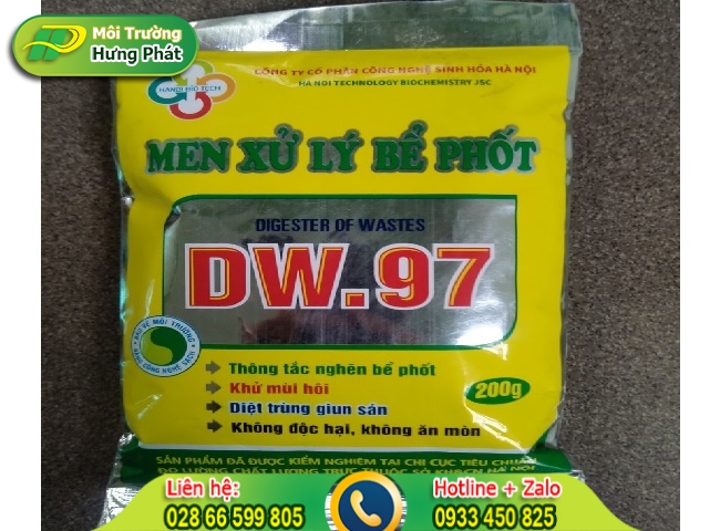 Men vi sinh xử l&yacute; bể phốt Ocleen