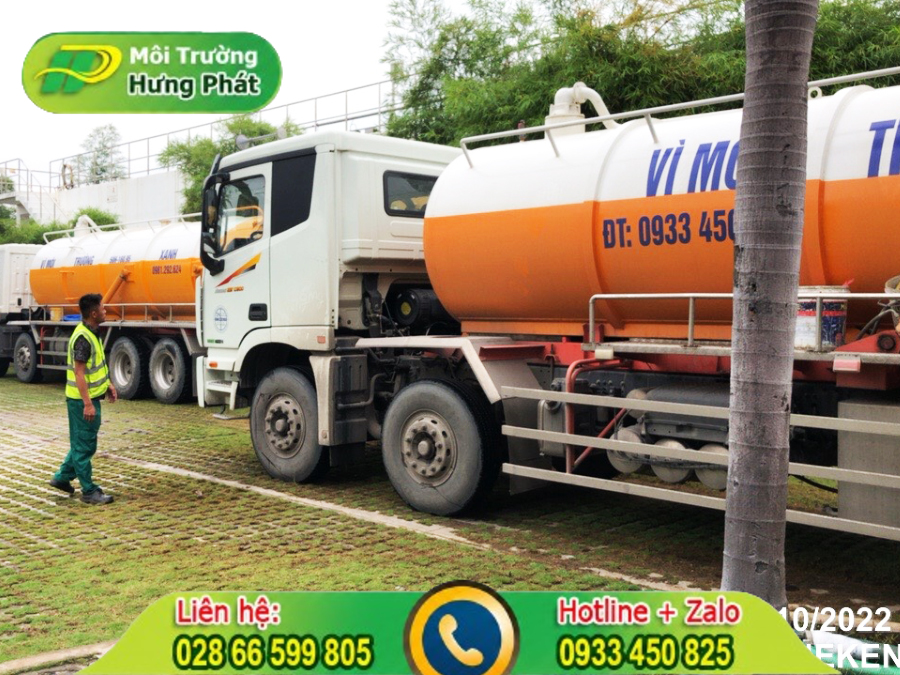 Dịch vụ thu gom b&ugrave;n thải c&ocirc;ng nghiệp với một quy tr&igrave;nh chuy&ecirc;n nghiệp