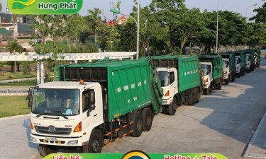 Dịch vụ thu gom rác thải công nghiệp Hưng Phát giá rẻ, an toàn, uy tín