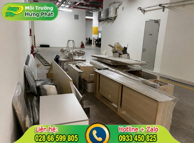 Dịch vụ thu gom r&aacute;c x&acirc;y dựng với một quy tr&igrave;nh chuy&ecirc;n nghiệp
