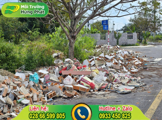 Dịch vụ thu gom r&aacute;c x&acirc;y dựng đưa ra nhiều cam kết về chất lượng