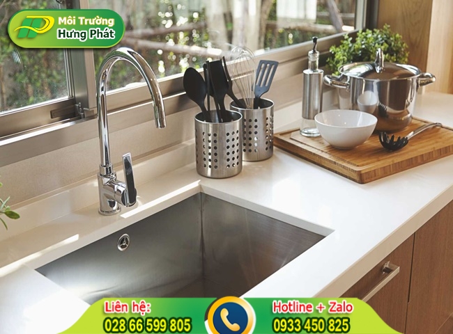 Thông bồn rửa bát bằng viên nén hiệu quả