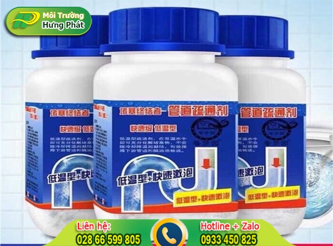 Sử dụng bột th&ocirc;ng cống chuy&ecirc;n dụng